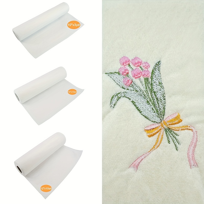 Embroidery Stabilizer Backing - 1 Rouleau de Stabilisateur Soluble dans