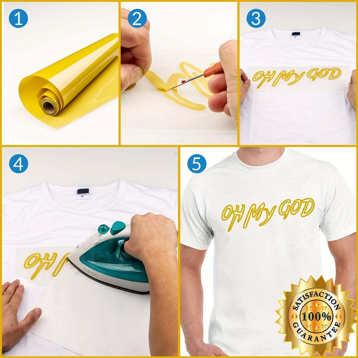 Vinyle thermocollant HTV 12 po - Heat Transfer Vinyl Roll avis et prix
