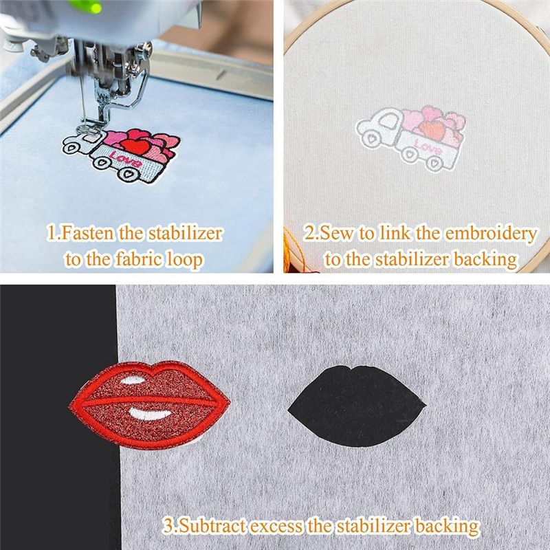 [ABFI!】 20 feuilles adhésives  - Embroidery Stabilizer Backing avis et prix