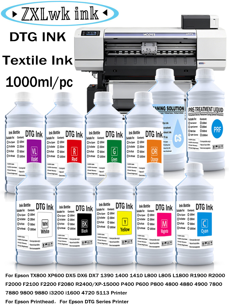 Encre textile DTG pour imprima - Direct To Garment Ink avis et prix